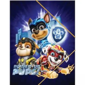 GIM ΝΤΟΣΙΕ ΜΕ ΛΑΣΤΙΧΟ ΣΧΟΛΙΚΟ Α4 PAW PATROL MIGHTY MOVIE