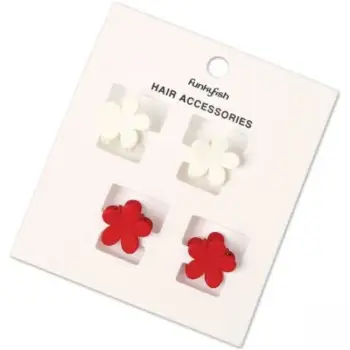 FUNKY FISH ΤΣΙΜΠΙΔΑΚΙΑ ΜΑΛΛΙΩΝ 4ΤΕΜ FLOWER CHERRY BLOSSOM