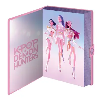 ΤΕΤΡΑΔΙΟ/ΔΕΡΜΑΤΙΝΟ ΕΞΩΦΥΛΛΟ K-POP DEMON HUNTER A5 240σελ.