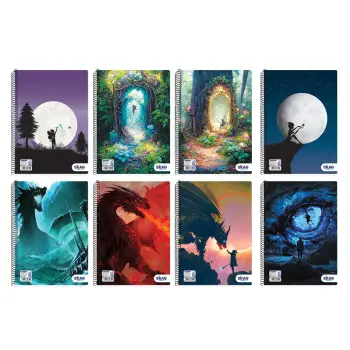 SKAG ΘΕΜΑΤ.ΤΕΤΡΑΔΙΑ  NEON KIDZ 17x25 2 ΘΕΜΑΤΩΝ 60φ