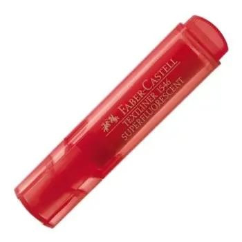 ΜΑΡΚΑΔΟΡΟΣ ΥΠΟΓΡΑΜΜΙΣΕΩΣ FABER CASTELL NEON ΚΟΚΚΙΝΟ TEXTLINER 154621