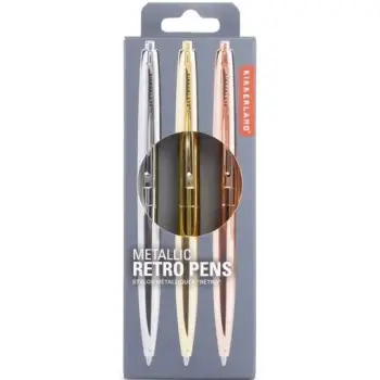 Στυλό Kikkerland Retro Σετ 3 Τεμάχια