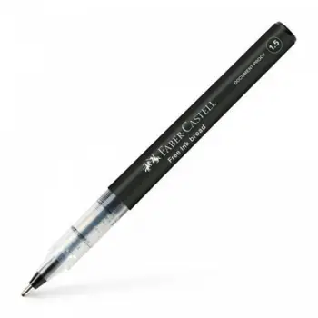 ROLLERBALL FREE INK BROAD FABER CASTELL ΜAΥΡΟ