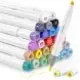 OHUHU Honolulu Alcohol Art Markers Σετ Μαρκαδόρων 24 Βασικών Χρωμάτων Brush & Chisel