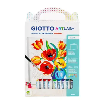 GIOTTO Artlab+ Paint by Numbers FLOWERS