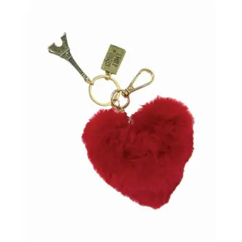 Emily in Paris - 'You're in Paris Now' Fluffy Heart Μπρελόκ