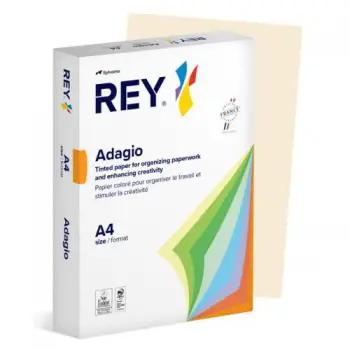ΧΑΡΤΙ ΕΚΤΥΠΩΣΗΣ REY ADAGIO 80gr Α4 500 ΦΥΛΛΑ PALE CREAM VANILLA