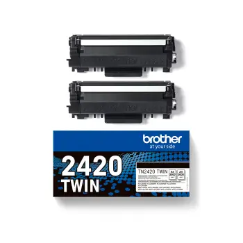 BROTHER TN-2420 BLACK TWIN PACK TONER