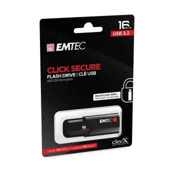 Emtec USB3.2 Click Secure B120 16GB Emtec USB3.2 Click Secure B120 16GB