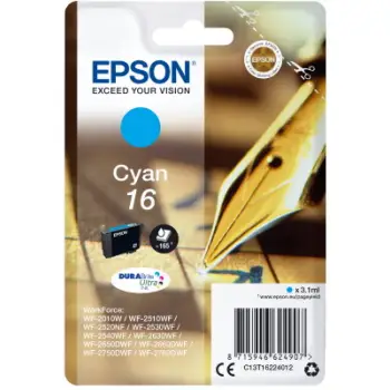 Ink Epson T162240 Cyan with pigment ink