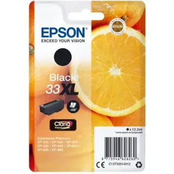 Ink Epson 33XL C13T33514012 Claria Premium  Black - 12.2ml