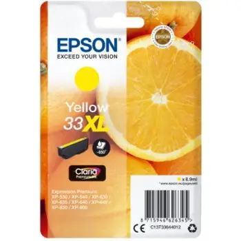 Ink Epson 33XL C13T33644012 Claria Premium  Yellow 8.9ml