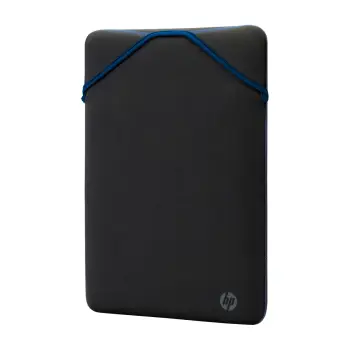 HP Protective Reversible 15.6 Black-Blue Laptop Sleeve - 2F1X7AA