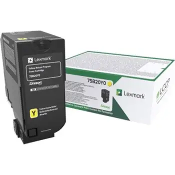 Toner Laser Lexmark 75B20Y0 Yellow -10k Pgs