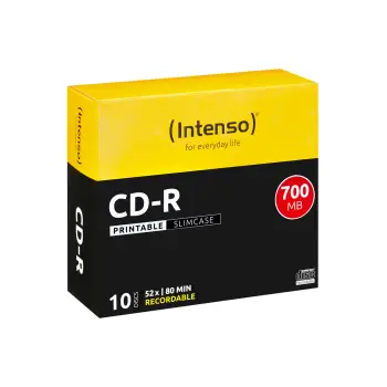 INTENSO CD-R 700 MB SLIM CASE 10pcs