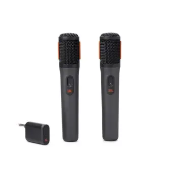JBL Wireless Digital Mic x2 and Dongle Receiver, 6.35mm (Black) - JBLPBWIRELESSMIC