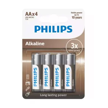 Philips LR6A4B.GRS Αλκαλικές μπαταρίες υψηλής απόδοσης 4 τμχ AA