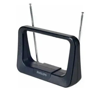 Philips SDV1226.GRS Κεραία τηλεόρασης HDTV.4K.UHF.VHF.FM εσωτερικού χώρου με ενισχ