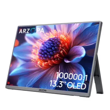 Arzopa A3C Pro OLED HDR Φορητό Monitor 13.3" FHD 1ms HDR 10 with Sleeve Bag
