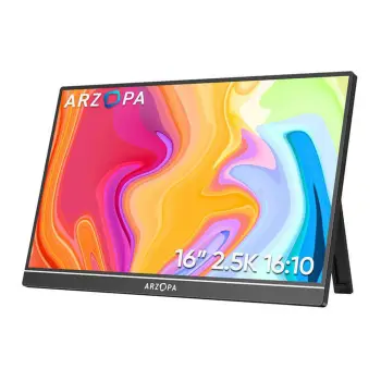 Arzopa Z1RC 2.5K Portable Monitor16.1" Brilliant QHD HDR 10