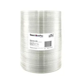 SmartDisk Pro DVD-R 16x 4.7GB, 100-Pack Wrap White Inkjet Printable - 69829