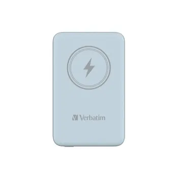 Verbatim Charge 'n' Go Magnetic Wireless Power Bank 10000 Blue