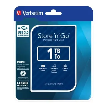 Verbatim Store 'n' Go Gen 2 USB 3.0 Εξωτερικός HDD 1TB 2.5"
