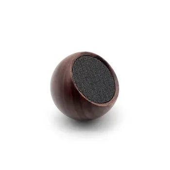Φορητό ηχείο Bluetooth TWS με τετράγωνο ήχο και ηχητική πιστότητα από ξύλο καρυδιάς ΣΚΟΥΡΟ ΚΑΦΕ