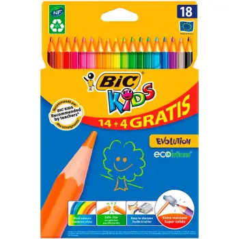 ΞΥΛΟΜΠΟΓΙΕΣ BIC KIDS EVOLUTION 14+4 ΤΜΧ.