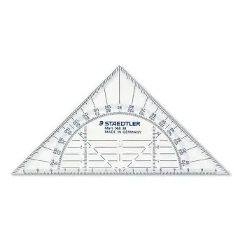 Χάρακας STAEDTLER Geodreieck 16cm, άθραυστος