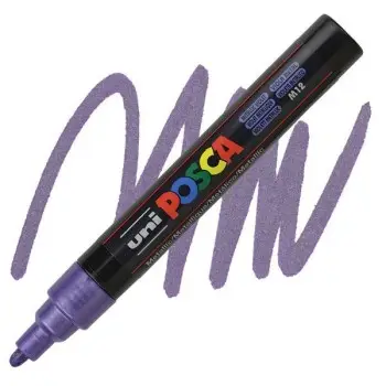 POSCA ΜΑΡΚΑΔΟΡΟΣ ΖΩΓΡΑΦΙΚΗΣ ΜΕΣΑΙΟΣ PC-5M(N) METALLIC VIOLET