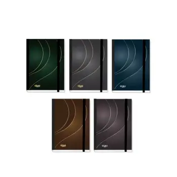 Ακαδημαϊκό Ημερολόγιο Flexbook Με Λάστιχο Gold & Silver 14x21 312288 Skag
