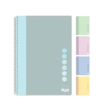 Τετράδιο Σπιράλ Ριγέ Α4 2Θ Pastel Vibe 312912 Skag