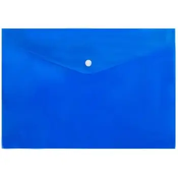 ΦΑΚΕΛΟΣ ΚΟΥΜΠΙ GROOVY A4 ΜΠΛΕ 23X33