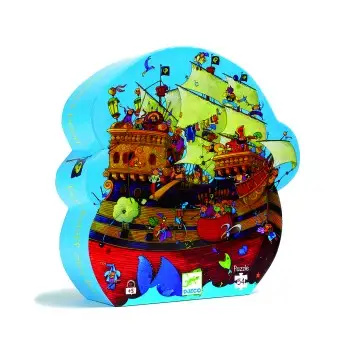 Djeco Παζλ σε σχηματικό κουτί 54 τεμ. Πειρατικό καράβι