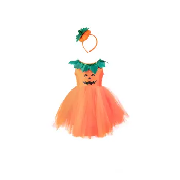 Great Pretenders στολή πριγκίπισσας με θέμα κολοκύθα και στέκα, 3-4 νούμερ?