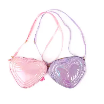 Great Pretenders τσαντάκι-πορτοφόλι μεταλλιζέ `Καρδιά` (Επιλογή από 2 χρώμ