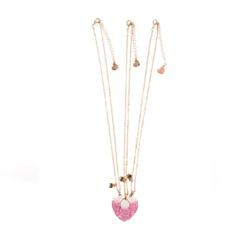 Great Pretenders κολιέ Best Friends Καρδιά, που χωρίζεται σε 3 κολιέ