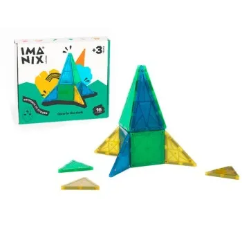 Imanix Μαγνητικό Παιχνίδι Κατασκευών που φωσφορίζουν στο σκοτάδι 16 ?