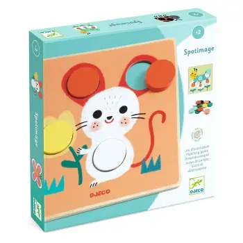 Djeco ξύλινο εκπαιδευτικό παιχνίδι αντιστοίχισης χρωμάτων & σχημ?