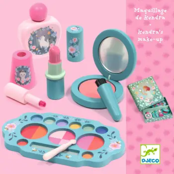 Djeco ξύλινο παιχνίδι ρόλων σετ μακιγιάζ `Kendra`