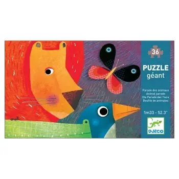 Djeco Παζλ Γίγας Ζώα ζούγκλας 36τεμ.