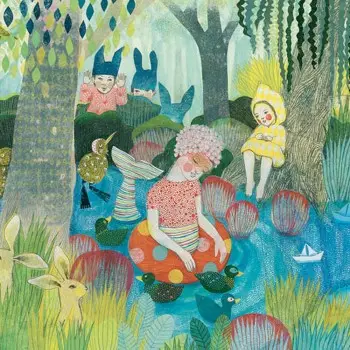 Djeco Παζλ 350 τεμ. Πάρτυ στο ποτάμι