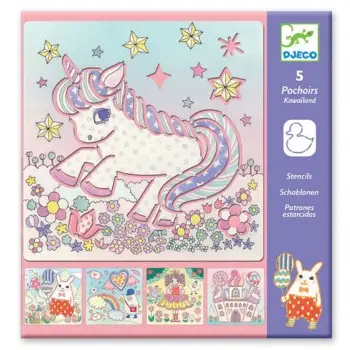 Djeco Στένσιλ Χαριτωμένα ζωάκια