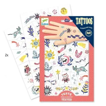 Djeco Τατουάζ που φωσφορίζουν στο σκοτάδι `Όνειρα`