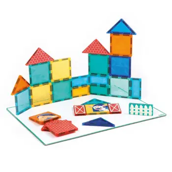 Ludi μαγνητικός πίνακας με 27 μαγνητικά κομμάτια για κατασκευές
