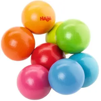 Haba ξύλινη κουδουνίστρα Μαγικές μπάλες