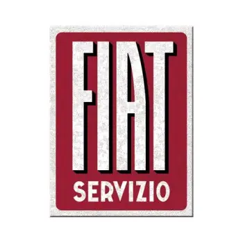 Nostalgic Μεταλλικό μαγνητάκι Fiat - Servizio