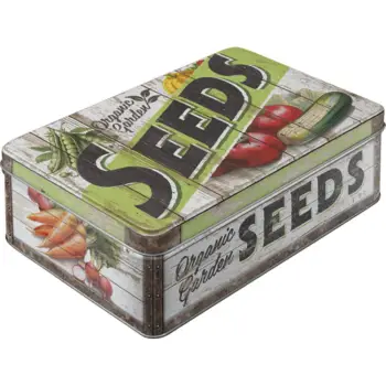 Nostalgic Μεταλλικό κουτί Flat 3D Garden Seeds