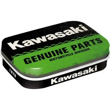 Nostalgic Μεταλλικό κουτάκι με μέντες Kawasaki - Genuine Parts Kawasaki 15gr